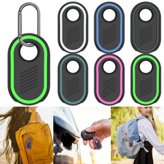 For Samsung Galaxy SmartTag2 Life Waterproof Silicone Protection Case With Hanging Ring