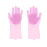 Kitchen Silicone Dishwash Gloves Male And Female Household Chores Cleaning Mitts, 160g