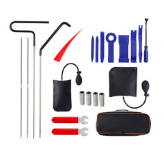 Car Audio Repair Disassembly Auxiliary Emergency Tool Kit, Orange 18pcs/set, Purple Red 18pcs/set, Red 22pcs/set, Blue 22pcs/set, Blue 23pcs/set, 27pcs/set