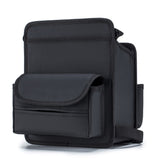 Car Seat Storage Mesh Pocket Hanging Storage Bag Tissue Box, H9160 Black