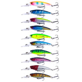 10colors /Set HENGJIA MI103 Diving Minnow Dummy Bait Biomimetic Lua Hard Lure, 9.5cm 7.2g