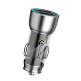 QIAKEY Vehicle Dual Port Fast Charging Charger One To Two Cigarette Lighter, TK518 Coffee, TK518 Blue, TK515 Coffee, TK515 Blue, TK519 Coffee