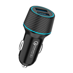 QIAKEY Dual Fast Charging Charger One To Two Cigarette Lighter, TH218 36W, TH219 48W, TH215 43W, TH229 95W