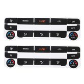 2pcs For Ford S-Max/MONDEO Car Air Conditioning Button Repair Sticker