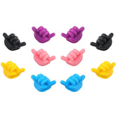 Car Front Storage Hook Desk Organization, Random Color Delivery, 10pcs Small, 5pcs Large