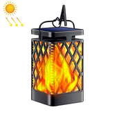 Skeleton Diamond Simulation Flame Lights Outdoor Solar LED Garden Light, 0.6W