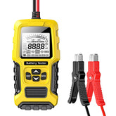 FOXSUR 12V/24V Automotive Lead-acid Battery Internal Resistance Rapid Analyzer, Yellow