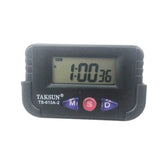 TAKSUN TS-613A-2 LED Display Electronic Car Clock Double-sided Glue Car Clock, TAKSUN TS-613A-2