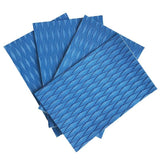 4pcs /Set EVA Surfboard Anti-Skid Pads Kayak Foot Pads, Black, Blue, Green, Orange