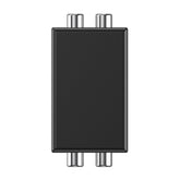 RCA Audio Ground Loop Isolator Anti-Interference Noise Reducer Eliminate Current Sound Bluetooth Receiver, Square, Ellipse