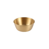 304 Stainless Steel Seasoning Bowl Restaurant Rice Wine Snack Serving Bottle, 12cm Without Handle Gold, 13cm Without Handle Gold, 14cm Without Handle Gold, 17cm Without Handle Gold