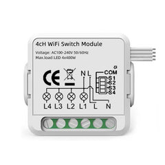 Smart Switch Module For Alexa / Google Home / Tuya Smart Life APP, 1CH WiFi, 2CH WiFi, 3CH WiFi, 4CH WiFi, 1CH Zigbee, 2CH Zigbee, 3CH Zigbee, 4CH Zigbee