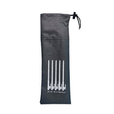 Ground Spike Storage Bag Outdoor Camping Accessories Portable Handheld Storage Bag, M 30cm, L 40cm