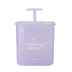Facial Cleanser Foaming Maker Bubbler Cup Travel Portable Manual Foaming Bottle, Small Purple, Small Transparent, Small Pink, Large Purple, Large Transparent, Large Pink