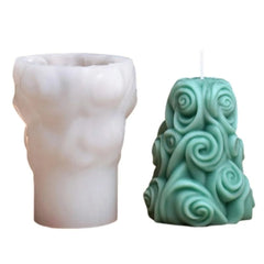 Christmas Tree Aromatherapy Candle Ornaments DIY Silicone Mold, C1 ZL-268-1, C1 ZL-268-2, C1 ZL-268-3, D1 ZL-269-1, D2 ZL-269-2, D3 ZL-269-3, D4 ZL-269-4