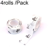 4rolls /Pack 2.5cm X 4.5m Cartoon Non-Woven Sports Protection Bandage, Panda