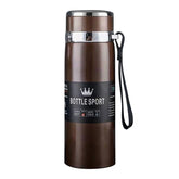 316 Stainless Steel Insulated Mug Large Capacity Vacuum Thermos Outdoor Portable Car Insulated Water Bottle, 800ml, 1000ml