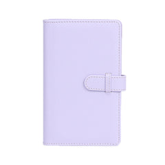 108-Piece Multifunctional 3 Inch Photo Ticket Credit Card Storage Book, Mint Green, Iris Purple, Light Cherry Pink, Hydrangea Blue, Jasmine White, Black Lychee Pattern, Brown Lychee Pattern