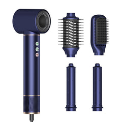 5 in 1 Hot Air Comb Automatic Curling Negative Ion Hair Dryer, Gray EU Plug, Gray UK Plug, Gray US Plug, Blue Gold EU Plug, Blue Gold UK Plug, Blue Gold US Plug, Black Gold EU Plug, Black Gold UK Plug, Black Gold US Plug
