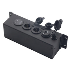 USB Voltmeter Cigarette Lighter Socket With Switch Power Box For Car And Ship, AOS3515-1, AOS3515-50A-Z With 30CM Cable
