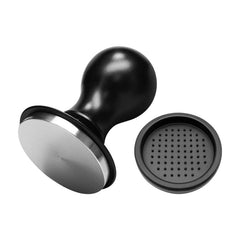 Coffee Constant Pressure Powder Press Adjustable Impact Hammer, Black Flat Bottom, Black Flat Bottom+Round Base, Black Thread, Black Thread+Round Base