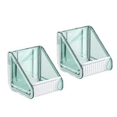 2pcs /Pack Wall-mounted Shower Gel Shampoo Holder with Adjustable Hole Distance