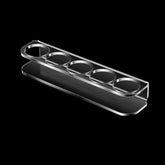 Desktop Small Bottle Acrylic Stand Storage Rack, 5-Hole