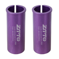 2pcs ZTTO Bicycle Seat Post Conversion Sleeve Reducer Cover, 25.4-30.9mm 010, 25.4-31.6mm 011, 27.2-30mm 012, 27.2-30.9mm 013, 28.6-31.8mm 014, 30.9-36mm 015, 31.6-33.9mm 016, 22.2-25.4mm 017
