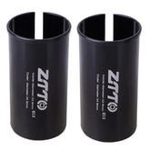 2pcs ZTTO Bicycle Seat Post Conversion Sleeve Reducer Cover, 33.9-34.9mm 018, 25.4-28.6mm 002