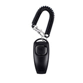 2 In 1 Pet Training Clicker Dog Whistle With Long Wristband