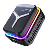 SR03 Wireless Magnetic Phone Cooler With LED Light Overclocking Semiconductor Cooling, SR03 (Black), SR03 (White)