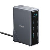 ANKER A83B6 14 In 1 Prime 160W Desktop Digital Display Charging Docking Station HDMI HD Cast Screen, US Plug, A83B6