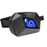 LED Illuminated Shoulder Bag Outdoor Water-Repellent Motorcycle Bag
