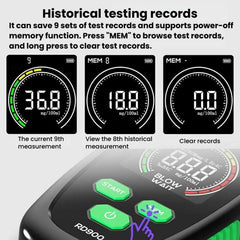 R&D INSTRUMENTS RD900 High-Sensitivity Rapid Screening Alcohol Tester Portable Breath Alcohol Detector, RD900