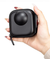 For GoPro MAX2 Compact Hard Shell Carrying Case Protective Storage Bag With Carabiner Clip, Carrying Case