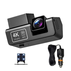 M68 1080P HD Night Vision Screenless Dash Camera 24-Hour Parking Monitoring Recorder, Front + WIFI, Front + Rear + WIFI