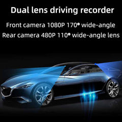 M68 1080P HD Night Vision Screenless Dash Camera 24-Hour Parking Monitoring Recorder, Front + WIFI, Front + Rear + WIFI