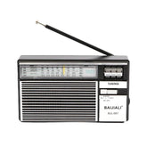 BAIJIALI BJL-667 FM AM SW Multi-Band Radio Portable Radio With Independent Knob, BAIJIALI BJL-667