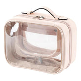 APJ083 Travel Transparent Waterproof Makeup Bag Portable Large-Capacity Handheld Toiletries Organizer