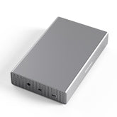 Blueendless U35K 3.5/2.5 inch Hard Drive Enclosure All-Metal USB 3.0 / Type-C High-Speed SATA Portable Hard Drive Enclosure, US Plug, EU Plug, UK Plug, AU Plug