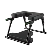 Foldable Yoga Inversion Bench Stand Yoga Chair for Balance Training, Core Strength Building, With T-shaped Cushion Black, With T-shaped Cushion Red, No Cushion Black, No Cushion Red