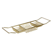 Extendable Bathtub Caddy Stainless Steel Bathtub Shelf Organizer Tablet Holder, Standard Gold, Standard Silver, Standard Rose Gold, With Stand Gold, With Stand Rose Gold