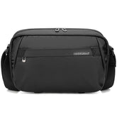 QISEMIAN Men Messenger Camera Bag Water-Resistant DSLR Photography Sling Bag With Removable Dividers & Tripod Mount