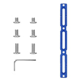 ENLEE Road Bike Water Bottle Cage Hole Adjuster, Long Blue, Long Red, Long Black, Short Blue, Short Red, Short Black