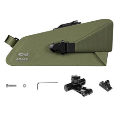 ENLEE Bike Quick-Release Seat Bag Waterproof Reflective Saddle Bag, 1.5L Orange, 1.5L Green, 1.5L Black, 1.3L Orange, 1.3L Green, 1.3L Black
