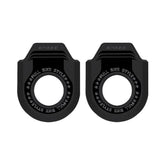 ENLEE 2pcs Bike Crank Protector MTB Chainring Guard, A Black, B Black, A White, B White, A Orange, B Orange