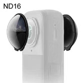 For Insta360 X5 2pcs /Box Panoramic Action Camera Filters Neutral Density Filters Glass Protective Filters, ND16, ND32, ND64