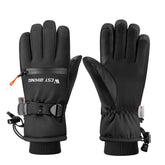 WEST BIKING Touchscreen Ski Gloves Windproof & Waterproof Winter Gloves with Anti-Slip Palm, Zipper Pocket for Snow Pass, S, M, L, XL