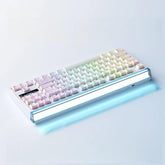 LANGTU T87 Hot-Pluggable Wireless Bluetooth Triple-Mode Mechanical Keyboard Office & Gaming Keyboard, White Contour Line TTC Instant Gold Axis Dual 1K, Northern Lights Ropax Axis 2K Dual 1K Light, BlackBerry Side-Etched Matcha Iced Axis Dual 8K Ultra