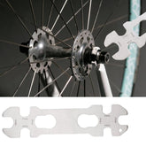 BIKERSAY 8 In 1 Bicycle Hub Thin Wrench with 8 Integrated Openings 13/14/15/16/17/18/19/20mm
